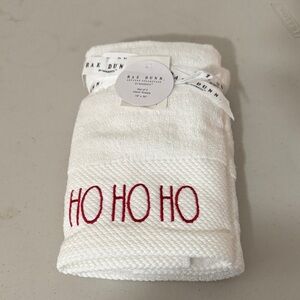 Rae Dunn Christmas “Ho Ho Ho” Hand Towels